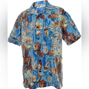 Tropical Blue Hawaiian Shirt